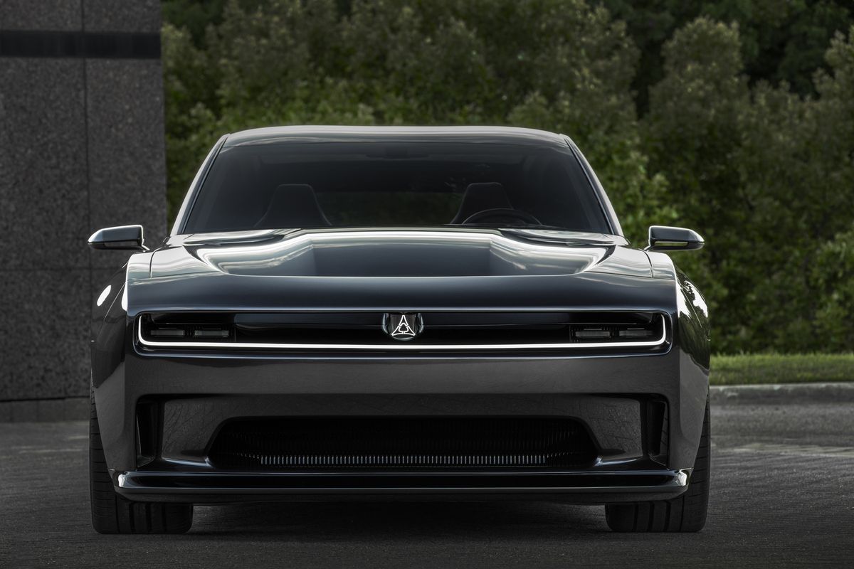 <p>Previewed by a concept car last year, Dodge's <a href="https://www.caranddriver.com/news/a43554952/2024-dodge-charger-ev-future-cars/">upcoming electric muscle car</a> is taking shape with an interesting combination of retro styling, futuristic technology, and good old fashioned swagger. Power will range from 455 horsepower for the 340 model, with the mid-level 440 packing 590 hp and the top Banshee model promising to beat the gas-powered Hellcat in every imaginable performance metric.</p><p><a class="body-btn-link" href="https://www.caranddriver.com/dodge/charger">More Info</a></p>