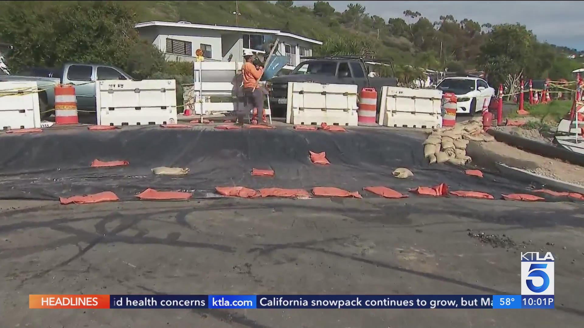 Crews Scramble To Repair Damaged Roads In Rancho Palos Verdes Ahead Of ...