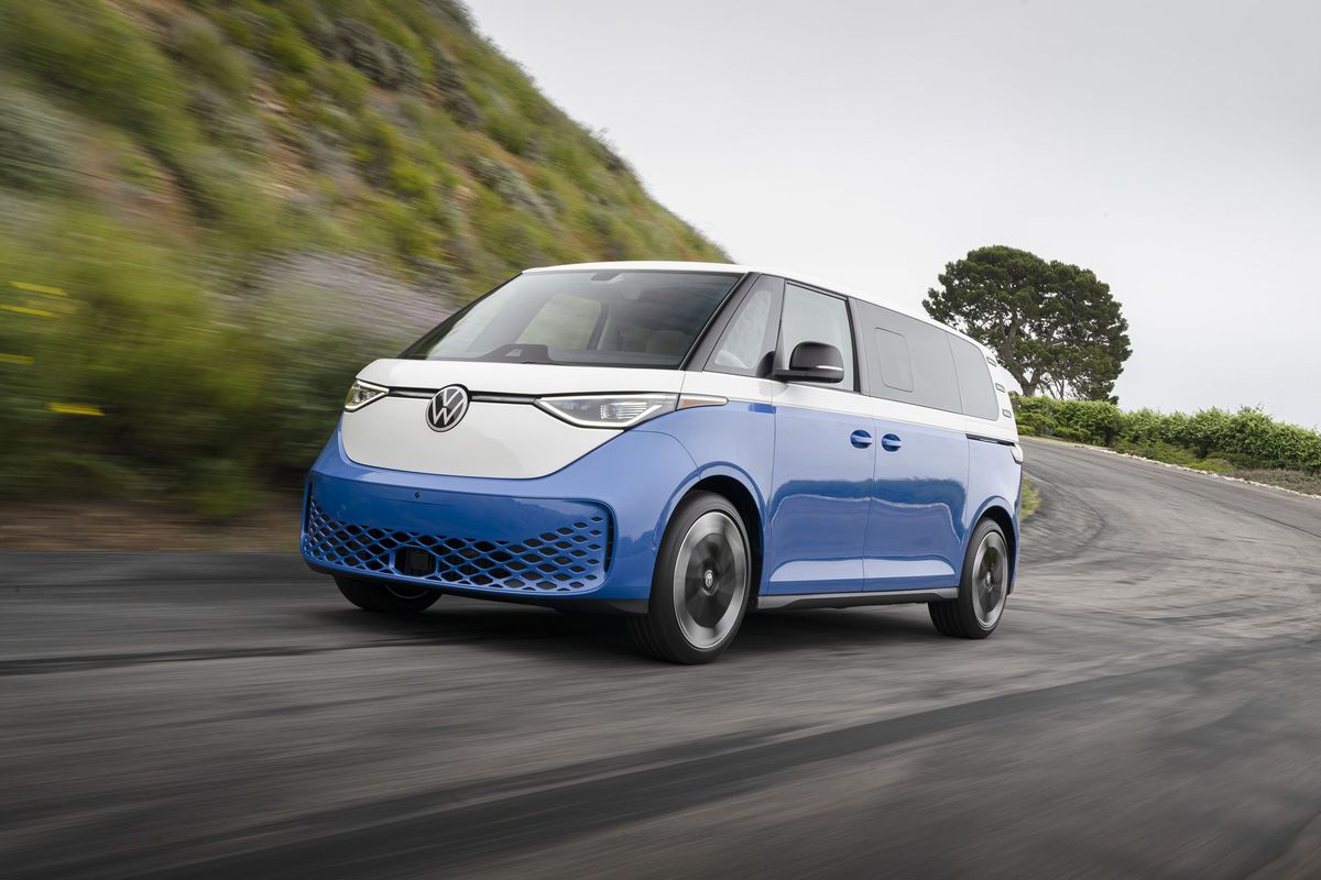 <p>The highly anticipated revival of Volkswagen's iconic Microbus is really happening. VW has confirmed that it will be <a href="https://www.caranddriver.com/news/a43251812/2025-vw-id-buzz-lwb-usa-release-date/">sold in the U.S. starting in 2024 as a 2025 model</a>. An all-electric van, the Buzz will be part of the company's expanding ID EV lineup. The version sold here will be a long-wheelbase passenger configuration, while Europe will get commercial versions as well. It will offer 282 horsepower in rear-wheel-drive base form and around 330 horsepower in a more expensive all-wheel-drive configuration.</p><p><a class="body-btn-link" href="https://www.caranddriver.com/volkswagen/id-buzz-microbus">What We Know So Far</a></p>