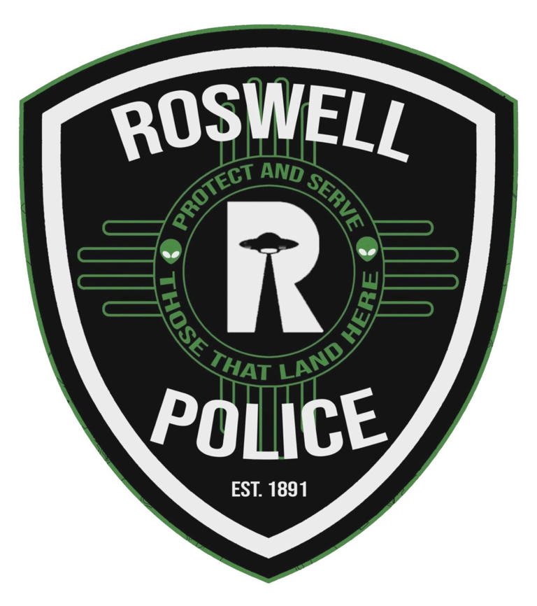 Roswell police have new patches that are out of this world, with flying ...