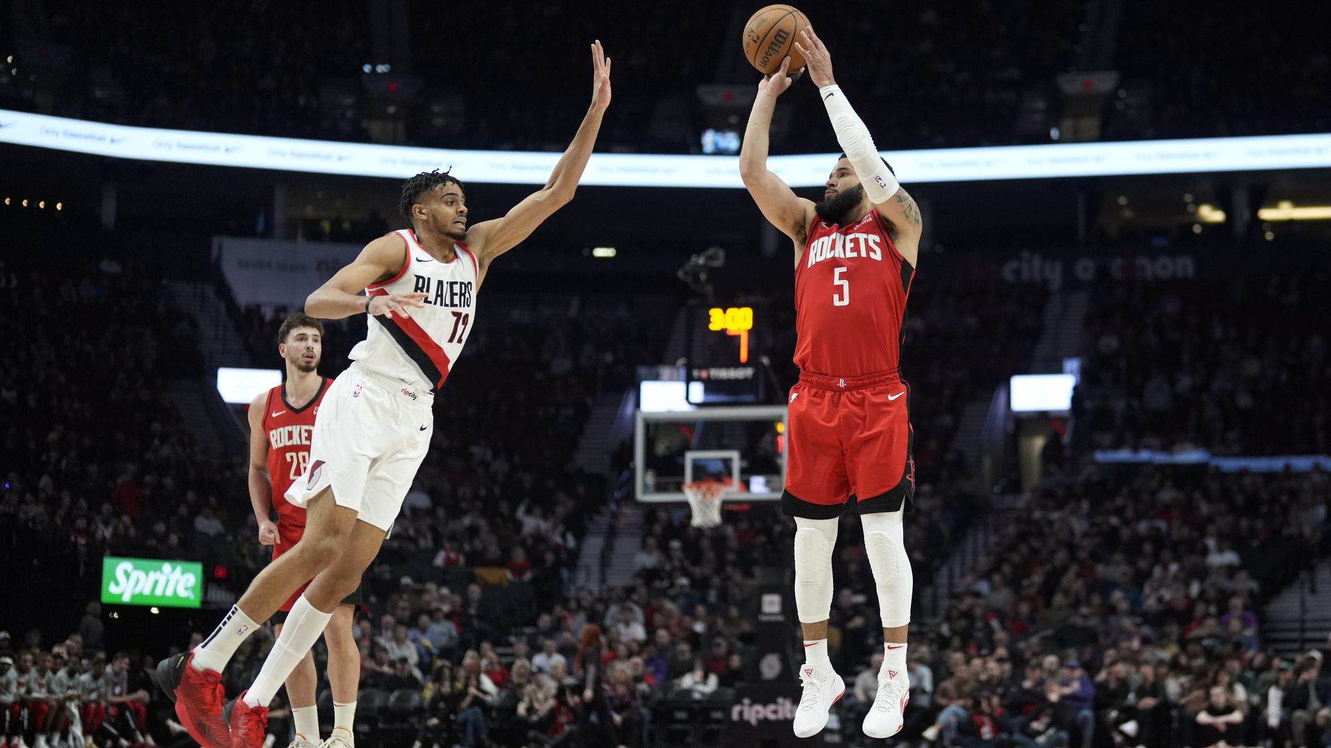 Blazers Lead Early, Falter Late To Rockets 123-107