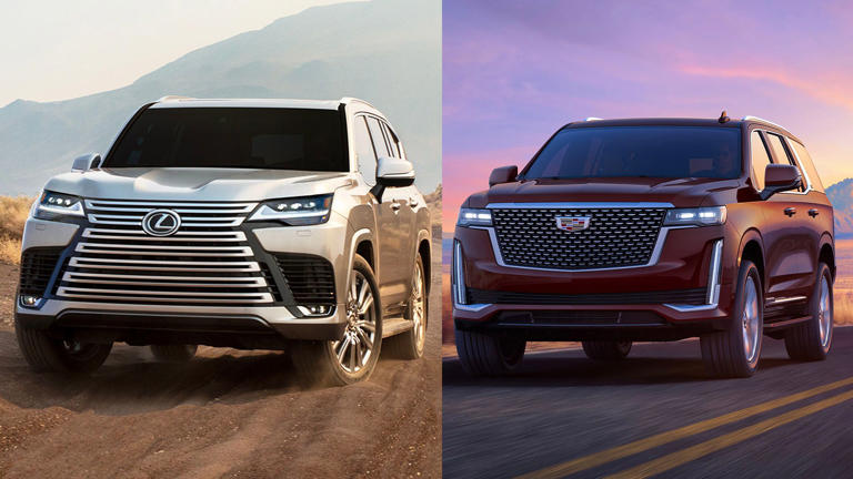 Differences Between The 2024 Lexus LX And 2024 Cadillac Escalade