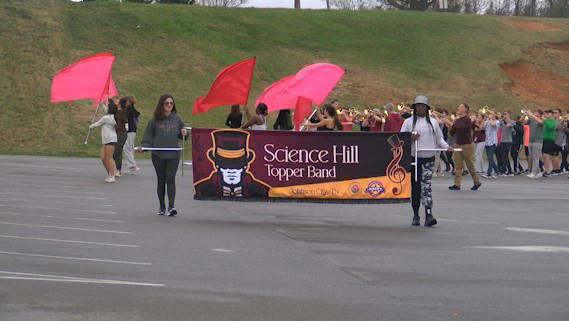Science Hill High School Marching Band prepares for Ireland