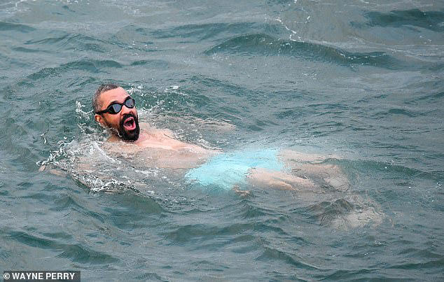 Looking For Small Boats Home Secretary James Cleverly Goes For A Swim In The Sea With Johnny 2396