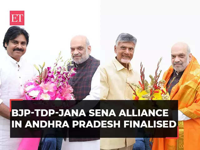 BJP-TDP-Jana Sena Alliance For Lok Sabha And Assembly Elections In ...