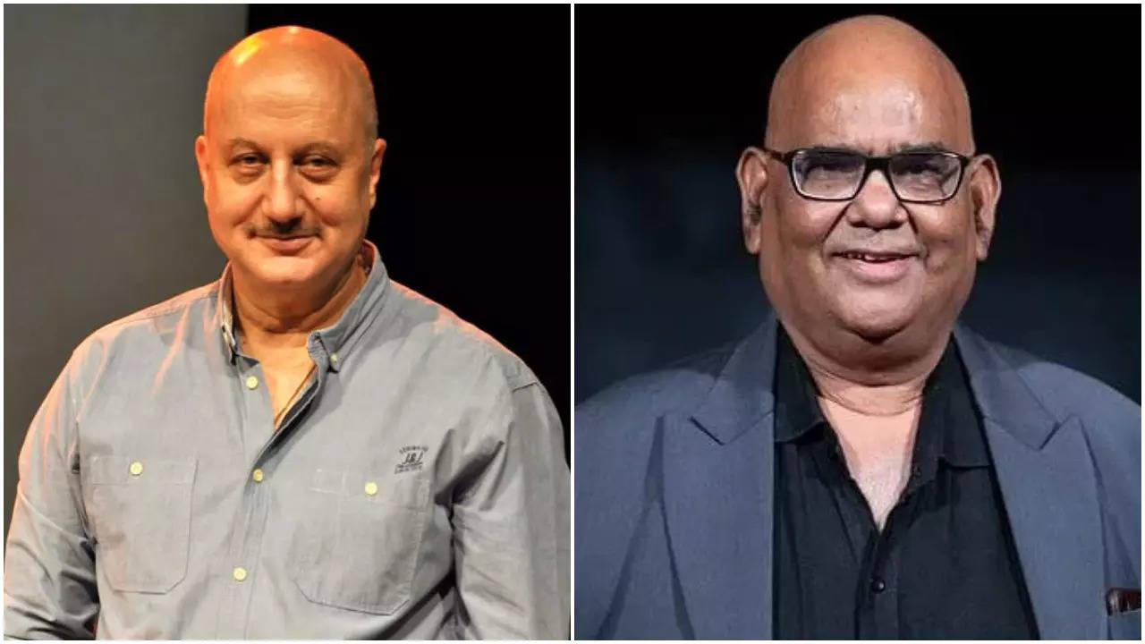 Anupam Kher Pays Tribute To Satish Kaushik On First Death Anniversary ...