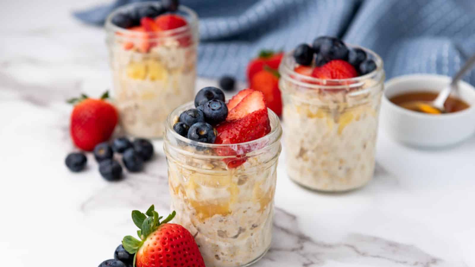 <p>Feeling sleepy? Try our Overnight Vanilla Oats for a quick pick-me-up! These oats are a lifesaver for busy mornings. Just mix them up the night before and wake up to a delicious, ready-to-eat breakfast. They’re a guaranteed kid-approved breakfast win that will turn those frowns upside down.<br><strong>Get the Recipe: </strong><a href="https://twocityvegans.com/vegan-overnight-vanilla-oats/?utm_source=msn&utm_medium=page&utm_campaign=msn" rel="noopener">Overnight Vanilla Oats</a></p>