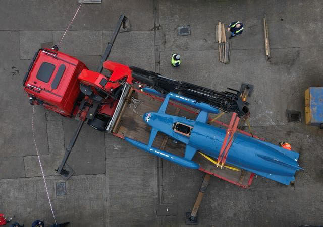 Donald Campbell’s Bluebird begins journey to its Lake District ...