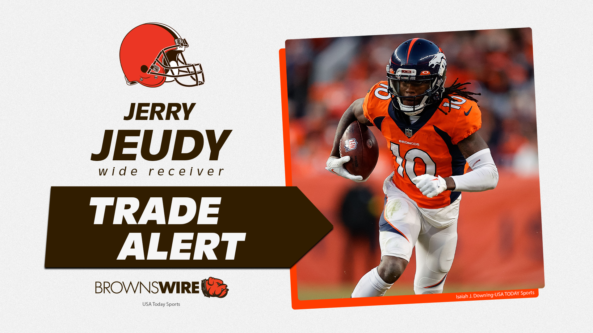 Browns Trade Two 2024 Picks To Denver For WR Jerry Jeudy