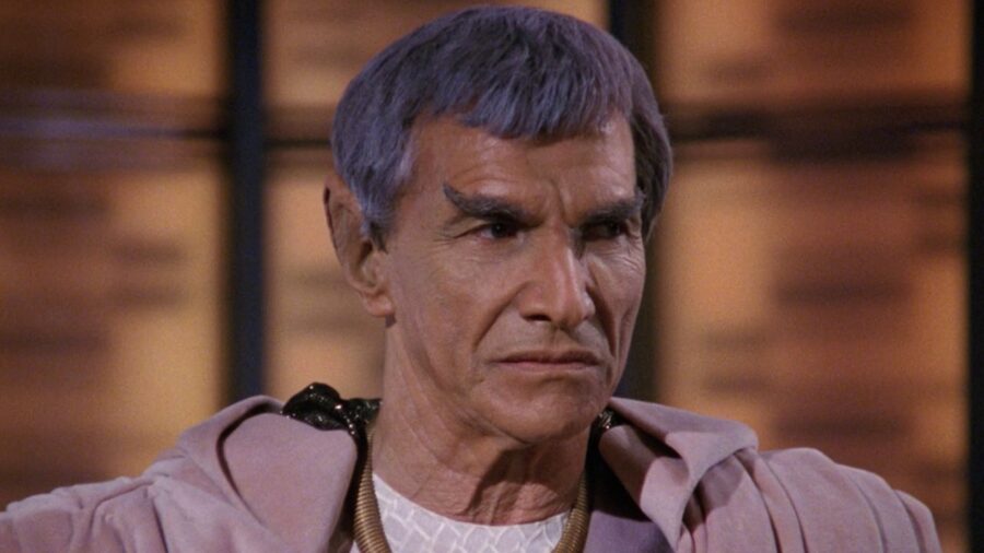 <p>So, how does the “Yesterday’s Enterprise” story we never got to see end? Spock’s famous father Sarek had been on the ship to welcome the Vulcan science team back from their voyage into the past, and he ends up traveling into the past and replacing Surak. By taking the famous Vulcan’s place, Sarek is able to restore the timeline, and the fact that he has to abandon all of his friends, family, and duties in the future makes this a very noble sacrifice.</p>