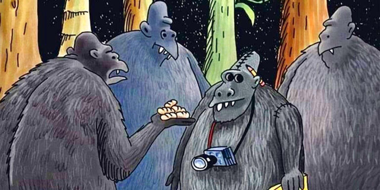 The 10 Funniest Far Side Comics Starring Apes