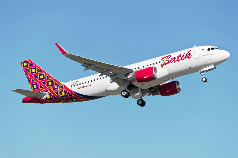 Máy bay của hãng hàng không Batik Air của Indonesia.