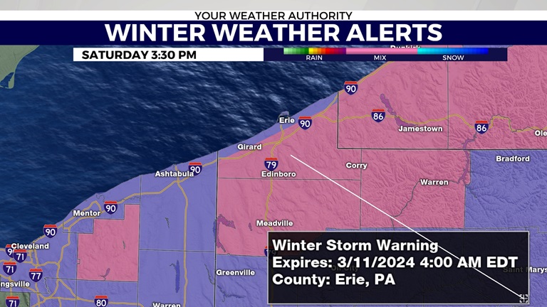 Winter Storm Watches Upgraded To Warnings In Several Counties, More ...