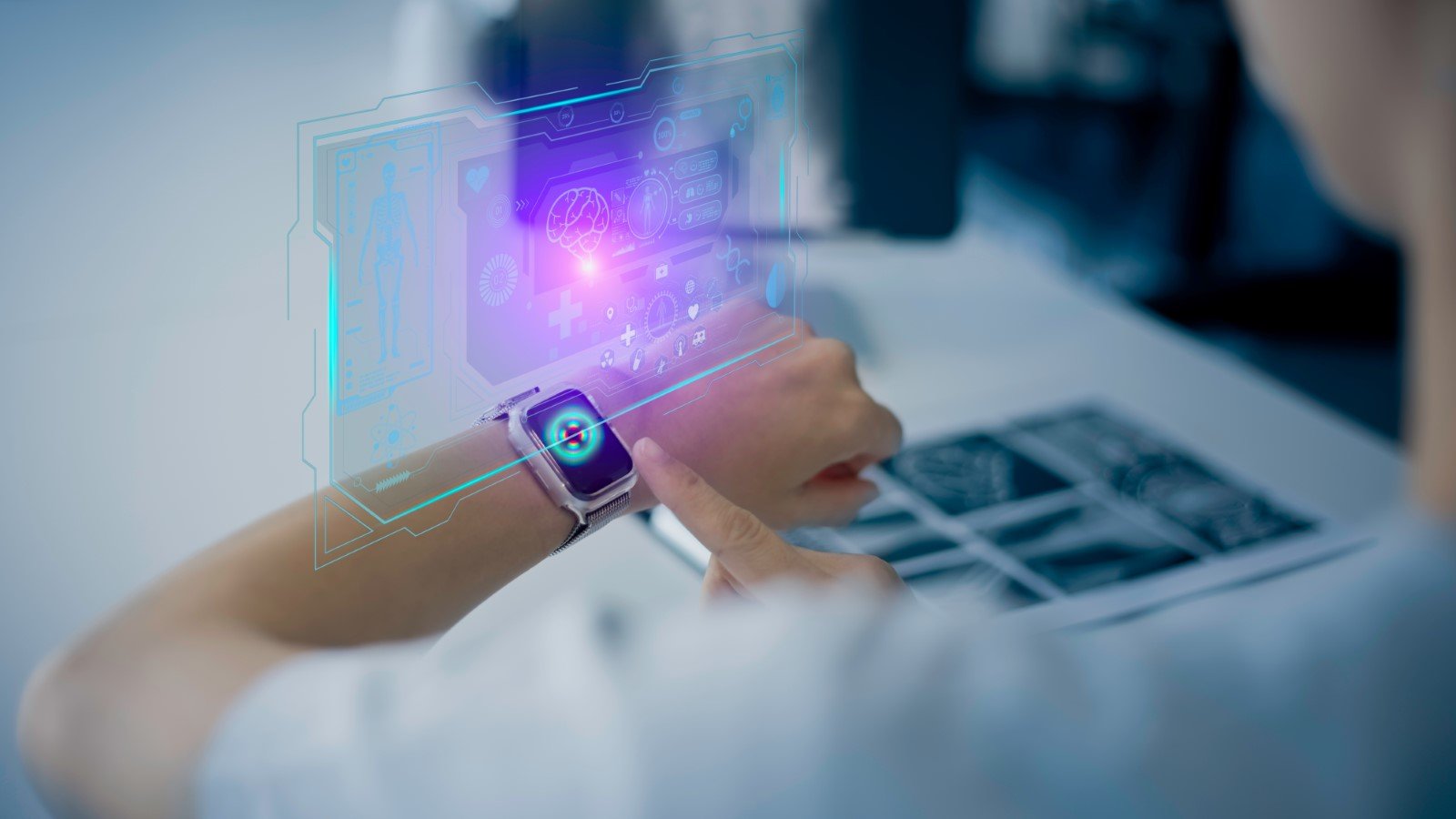 <p><span>From combadges to smart clothing, wearables have been part of sci-fi for decades. Scientists have been working to deliver on the promise of that technology for almost as long, resulting in things like smartwatches and wearable health monitors. </span></p><p><span>Better wearables are coming along fast. </span></p><p><span>California-based company MoJo has been developing smart contact lenses since 2015. Other teams are working on contacts that monitor blood sugar in tears and relay patients’ information via smartphone.</span></p><p><span>Scientists are also developing heart and respiratory system monitors that can be printed onto fabric and worn like bandages.</span></p>