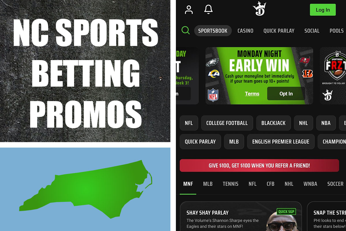 NC Sports Betting Promos: Over $3K In Bonuses On The Top Sportsbook Apps