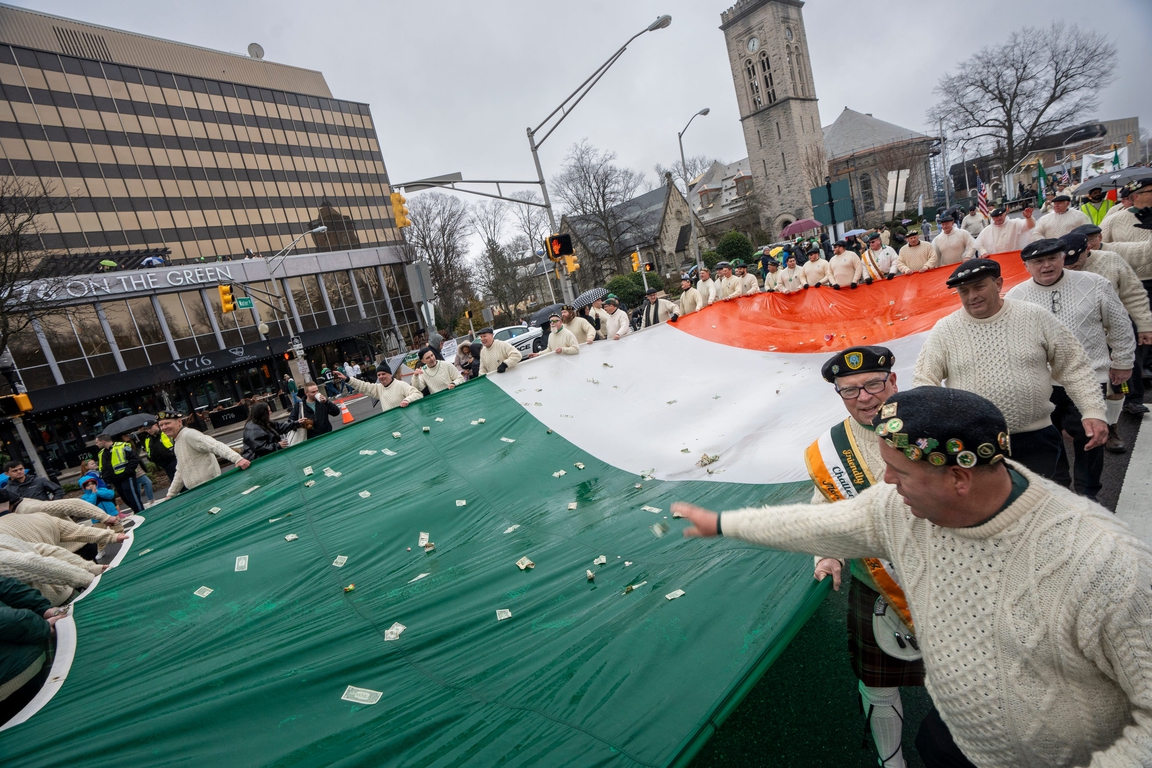 Through the Rain Morris County St. Patrick's Day Parade Marches On