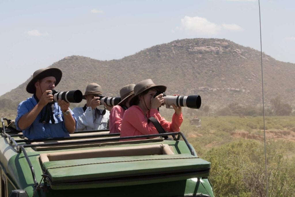 <p>Joining a specialized photographic safari or workshop can provide you with guidance and improve your skills.</p>