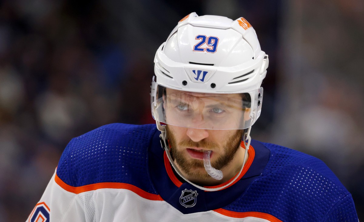'i don't know how much more we need to talk about this': leon draisaitl sick of the same old questions