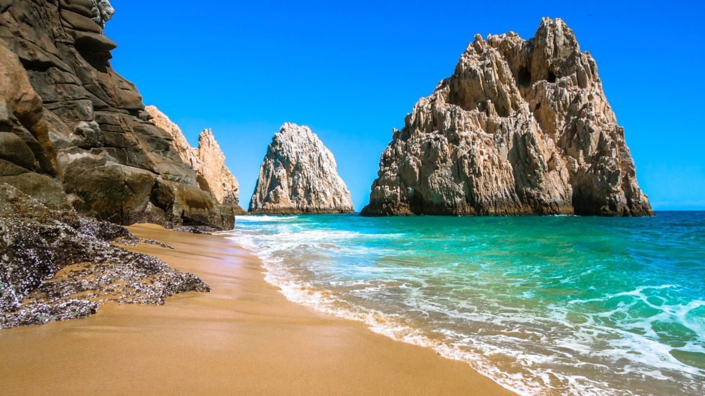 <p>An affordable destination known for its beaches and nightlife, Cabo San Lucas is perfect for couples seeking an exciting and intimate time. Hit the clubs, drink at beachside bars, climb the Arch of Cabo San Lucas, and visit Lover's Beach for a cozy starlit dinner.</p>