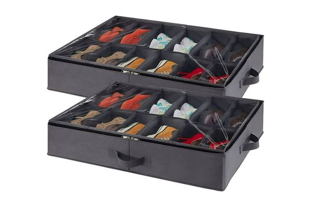 amazon, 16 clever amazon shoe storage solutions under $30 at amazon to help you declutter your closet and entryway