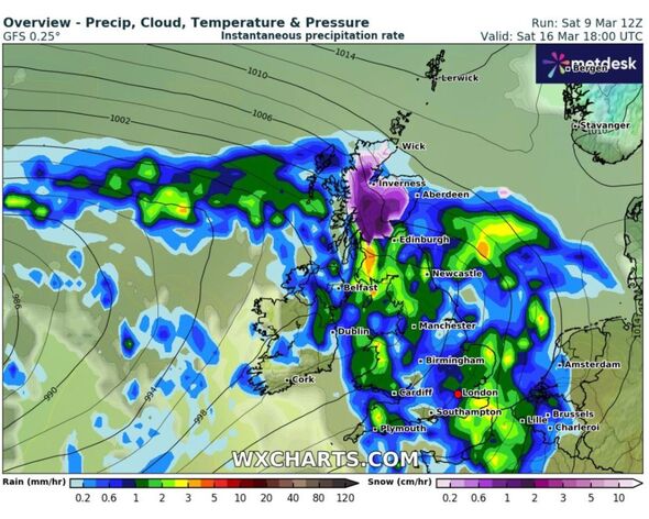 Dramatic UK Weather Maps Reveal Exact Date Entire Country Will Be ...