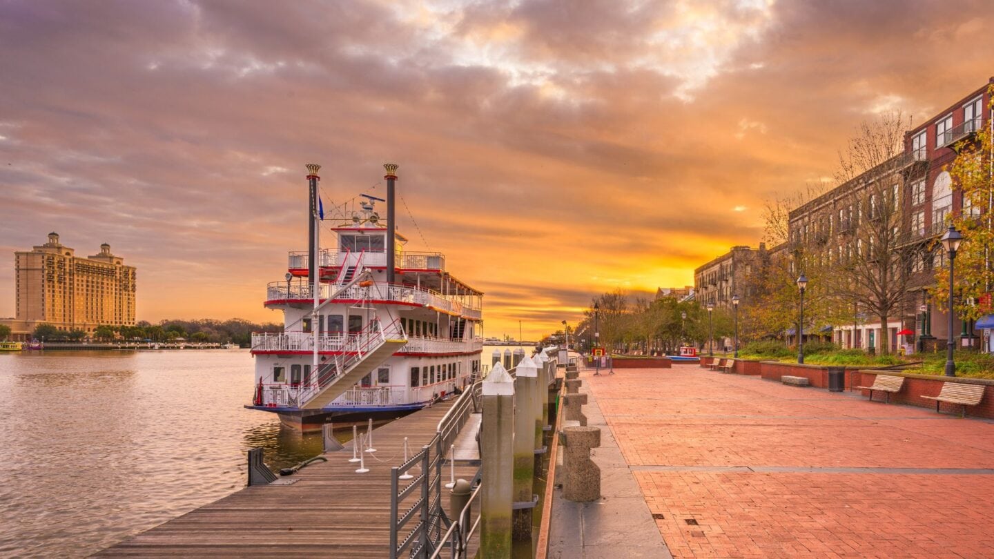 <p>A charming Southern destination, Savannah is ideal for couples seeking an intimate destination without denting their wallet. Take a moonlit horse-driven carriage ride, enjoy a candle-lit cruise dinner over the Savannah River, and explore moss-draped squares.</p>