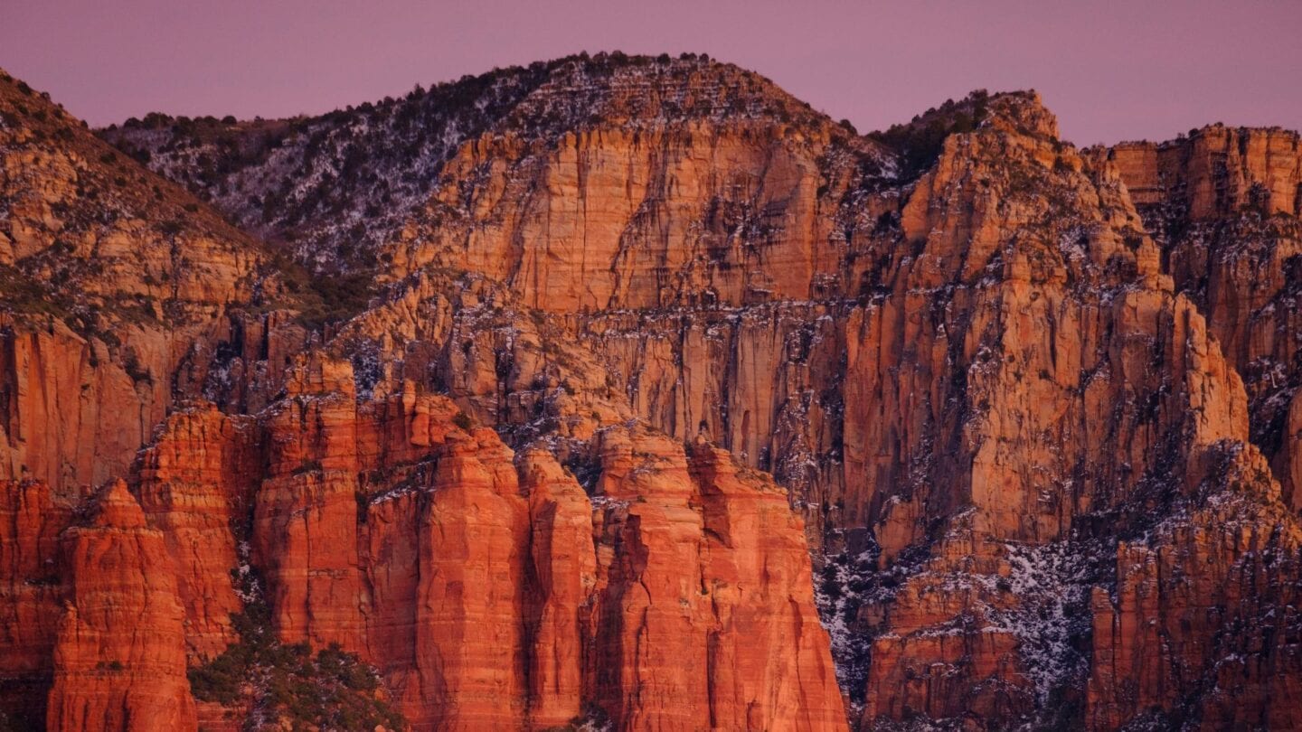 <p>This close-to-home destination brings stunning red rock formations, luxurious yet affordable spa retreats, gorgeous hiking trails, and an exhilarating view. Visit Slide Rock State Park, hike Devil's Bridge Trail, and stargaze in the open for an unforgettable experience.</p>