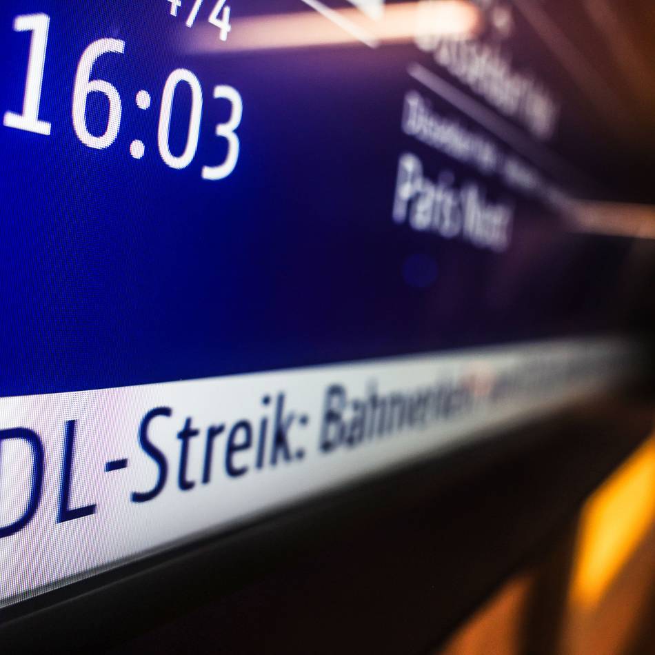 GDL Ruft Zu Bahnstreik Ab Dienstag Auf