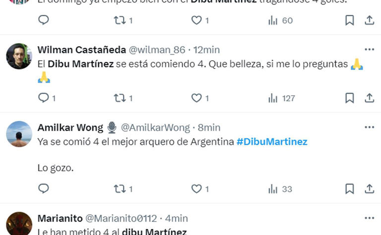 Las redes no perdonaron al Dibu Martínez: “El Memo Ochoa de Argentina”