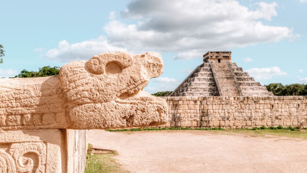 <p>Chichen Itza in Mexico is a vast site centered on the iconic Temple of Kukulcan, or  El Castillo. It’s one of the most popular ancient archeological sites in the world and is incredibly well-preserved. The Mayan ruins occupy a 4 square mile site on the Yucatán Peninsula.</p><p class="has-text-align-center has-medium-font-size">Read also: <a href="https://worldwildschooling.com/most-beautiful-countries/">Stunning Countries in the World</a></p>