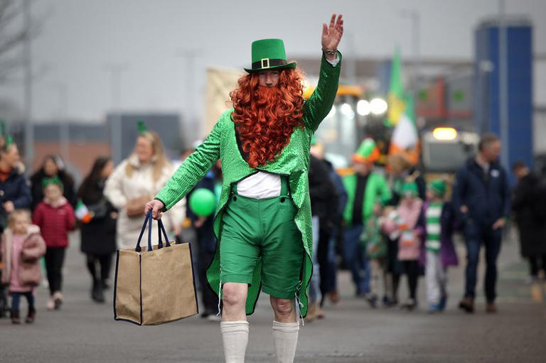 manchester st patricks day parade 2025 nfl