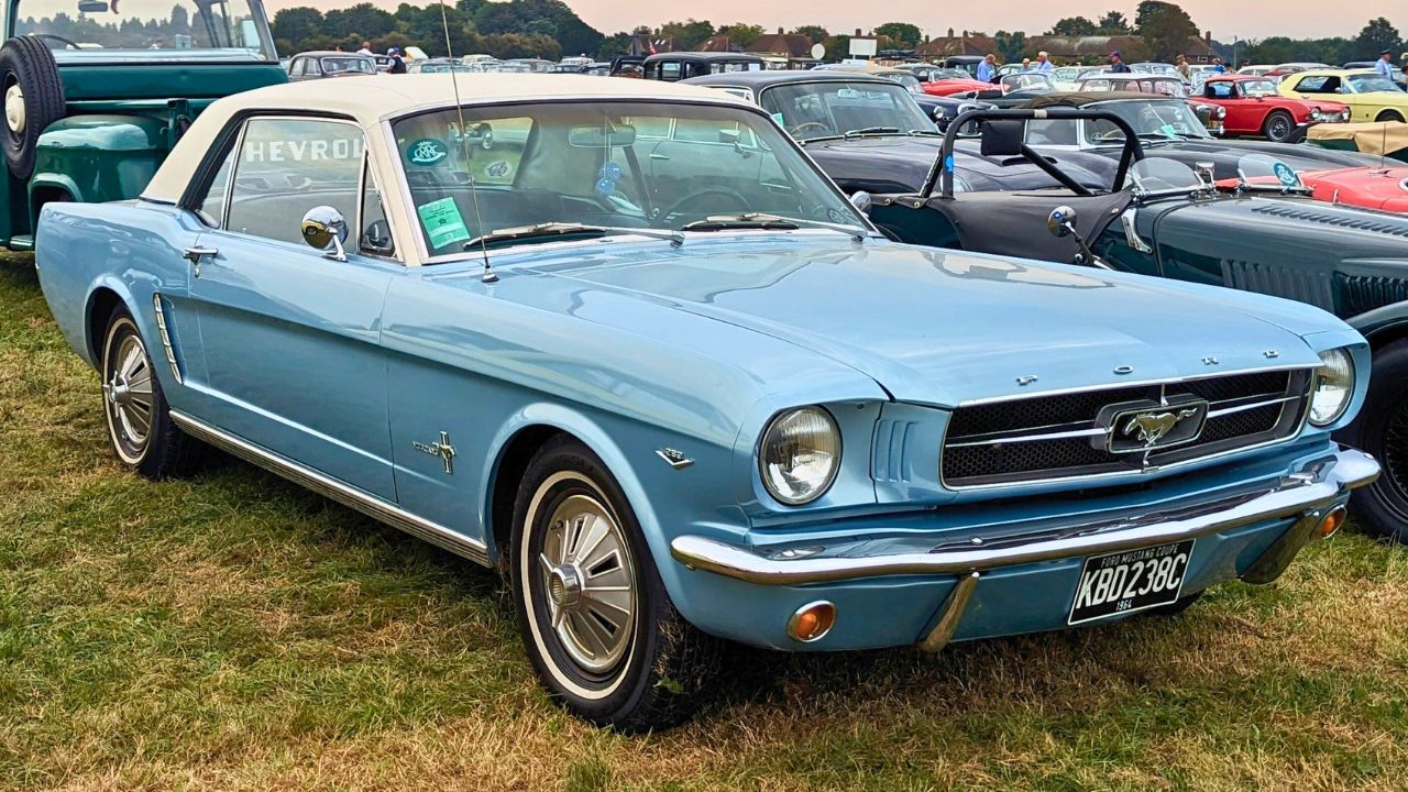 <p>The original pony, the 1964.5 Mustang, might not win any speed records or cost a fortune, but it’s the one that started the stampede. Whether it’s the base inline-six or the beefier 289-cubic-inch V8, this Mustang’s got cool written all over it. It’s the kind of car that never goes out of style.</p>