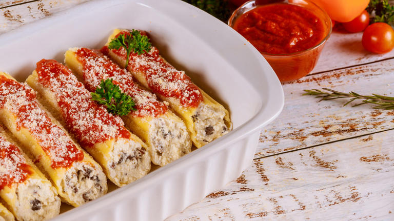 Dairy-free Mozzarella Is The Vegan Cheese That Gives Manicotti A Creamy 