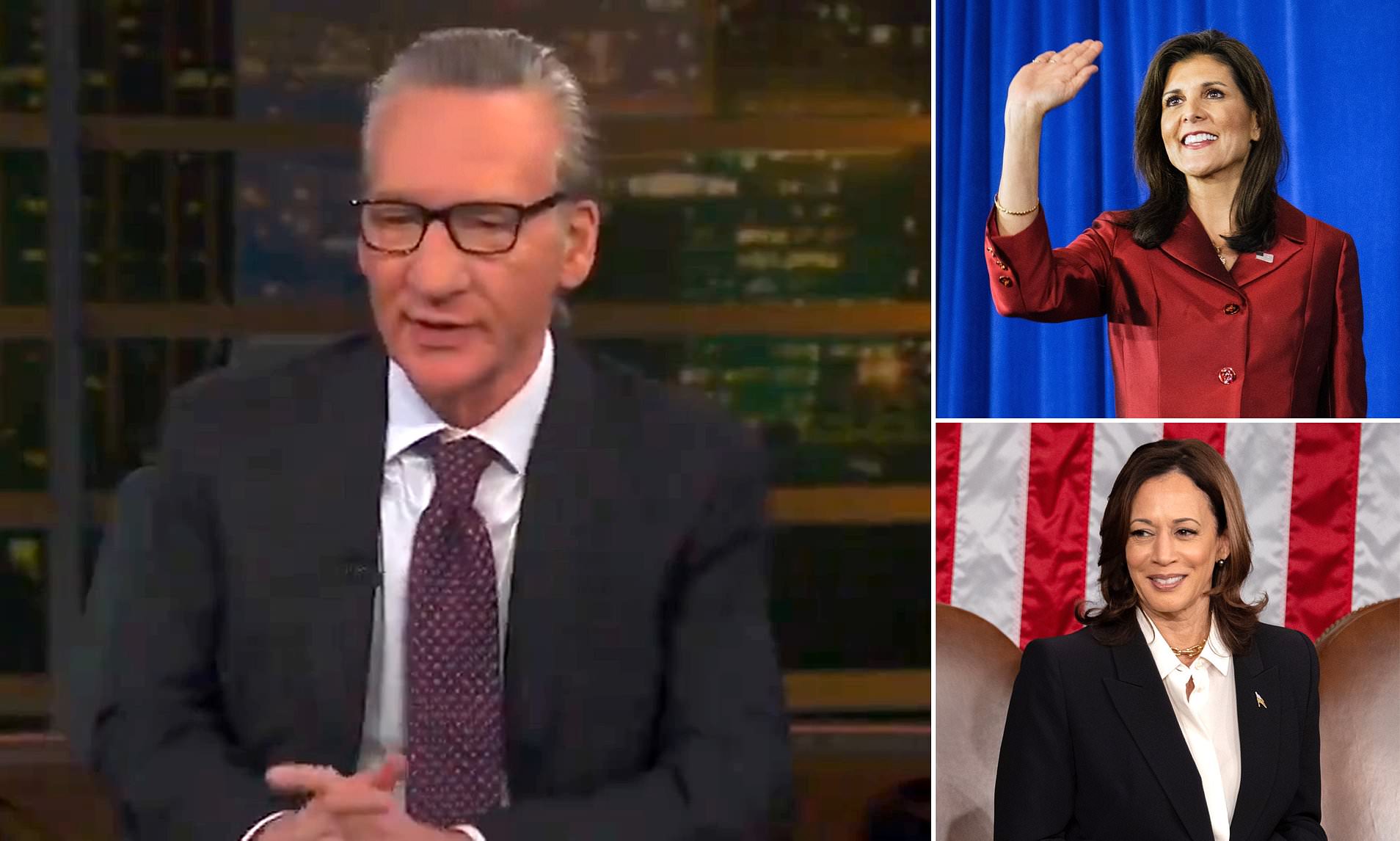 Bill Maher Urges Biden To Dump Kamala Harris For Nikki Haley To Form ...