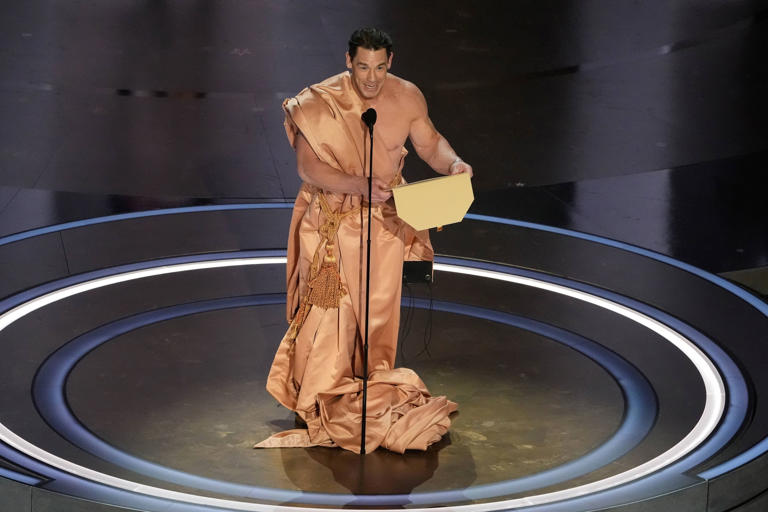 John Cena's ‘almost naked' Oscars 2024 moment prompts meme fest. No
