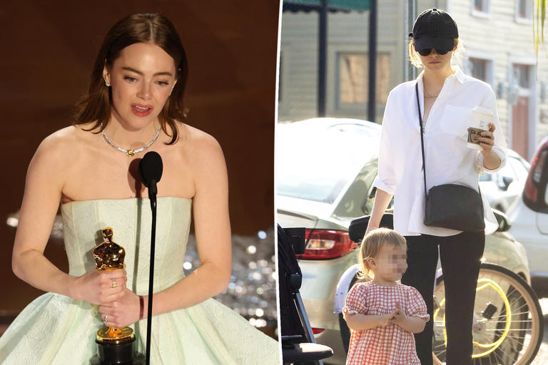 Emma Stone shouts out daughter Louise in Oscars 2024 speech: ‘I love you bigger than the whole sky’