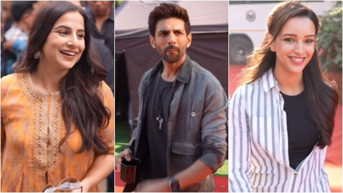 Watch: Vidya Balan, Triptii Dimri Join Kartik Aaryan For 'Bhool ...