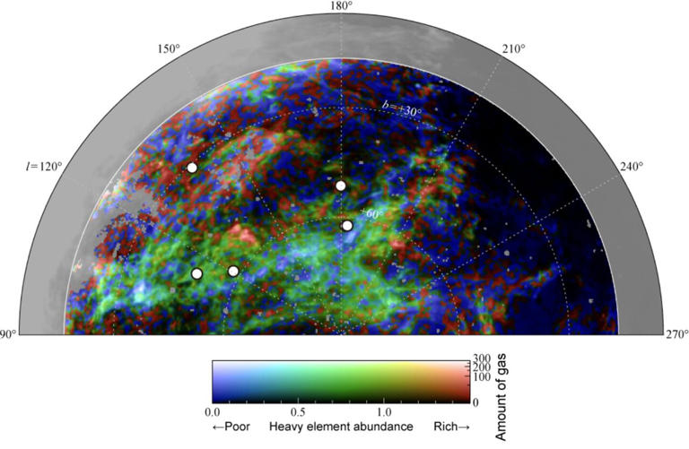 Rethinking galactic origins of interstellar clouds with heavy