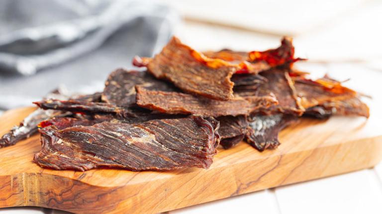 Bulk Up Your Next Omelet With Salty Beef Jerky