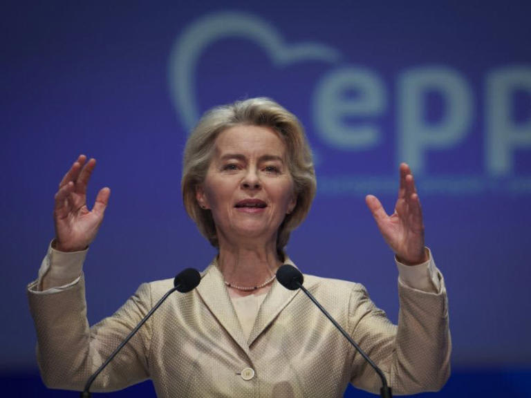 Ursula von der Leyen ist EU-Kommissionschefin. ©picture alliance/dpa/AP | Vadim Ghirda