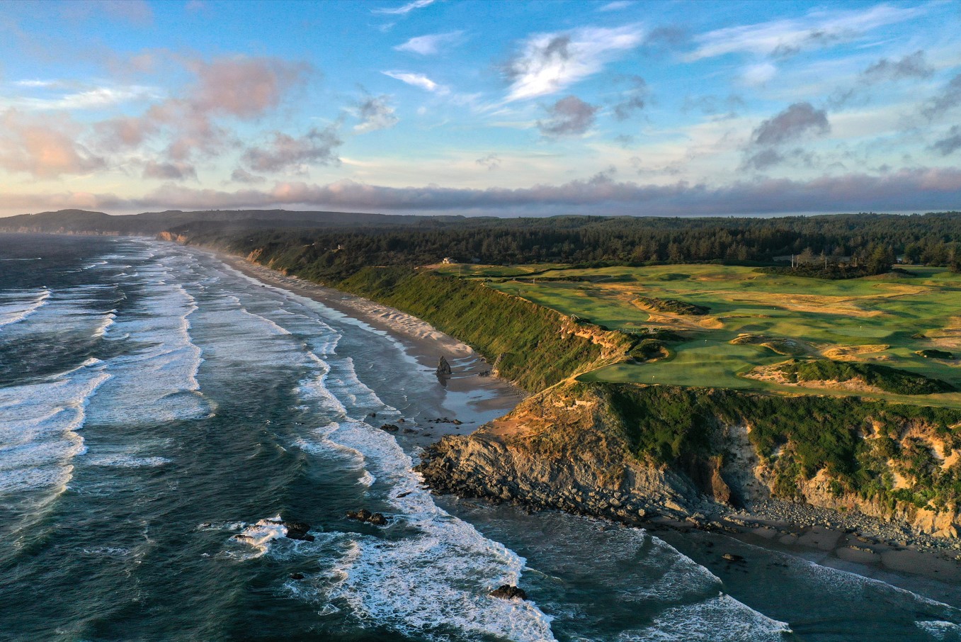 <em><b>Course Location: Bandon, Oregon</b></em> The second course from Bandon Dunes Golf Resort on this list, Sheep Ranch is a premiere coastal golfing experience. Renovated by the world-class design team of Coore & Crenshaw, the Sheep Ranch was for many years a mysterious golf landscape just north of Bandon Dunes Golf Resort. Now with one mile of ocean frontage, nine green sites right along the edge of the coast, and stunning Pacific Ocean views on every hole, Sheep Ranch continues Mike Keiser's vision of “Golf As It Was Meant to Be” on the Pacific Coast.