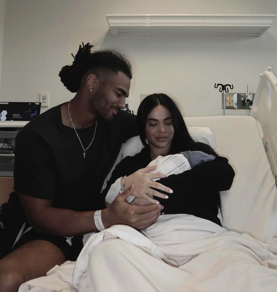 <p><em>The Bachelor</em> alum and the San Francisco 49ers linebacker welcomed their first baby via C-section on March 7. “Beau Anthony Warner 03/07/24,” read a joint Instagram post on March 11. “The best day of our lives.”</p>