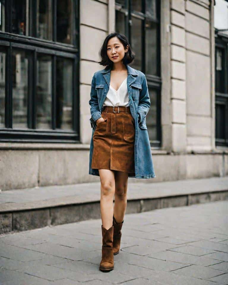<p>Corduroy skirts usually give off a more casual vibe because of their distinct texture. But what’s great about corduroy skirts is that they bring a unique touch to your outfit and you can easily level them up to create a more business-appropriate look that can take you to more formal settings.</p>