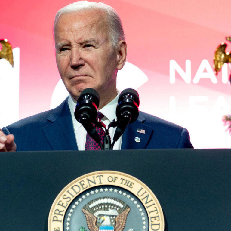 President Biden during the National League of Cities conference in Washington, D.C., on Monday, March 11, 2024.