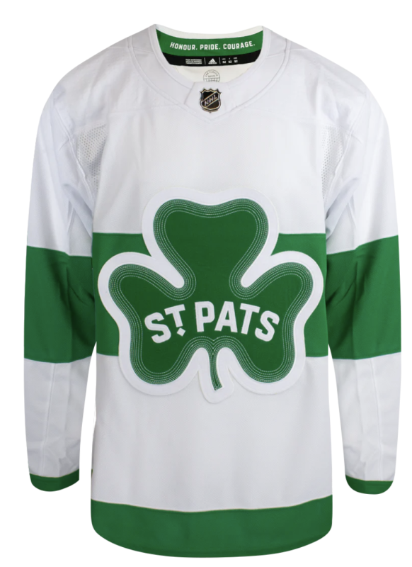 PHOTOS Maple Leafs Unveil Brand New St. Pats Logo and Jersey Design