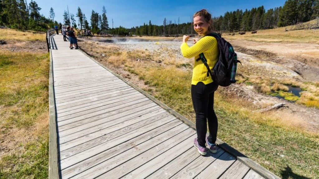 <p>Home to the famous Old Faithful geyser, Yellowstone’s geothermal wonders are a must-see. The park is a safe place for animals like groups of bison and wolves. People visiting the park can see these animals safely. </p><p>You can walk on paths to bright <a href="https://www.thewaywardhome.com/12-scintillating-italian-hot-springs-youve-never-heard-of/" rel="noopener">hot springs</a> and muddy spots with ground bubbles. You can also fish in the park’s waters, just be sure to get your permit before you do.</p>