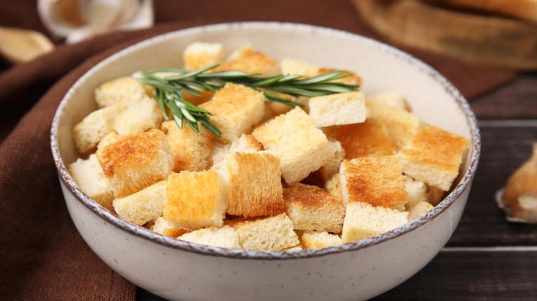 Bread Chicken With Seasoned Croutons For An Extra Layer Of Flavor