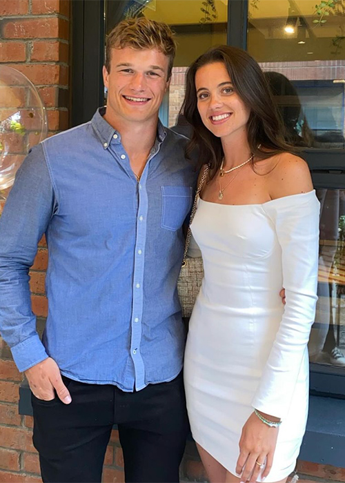 Josh van der Flier praises wife Sophie for 'sacrifices' so he can play