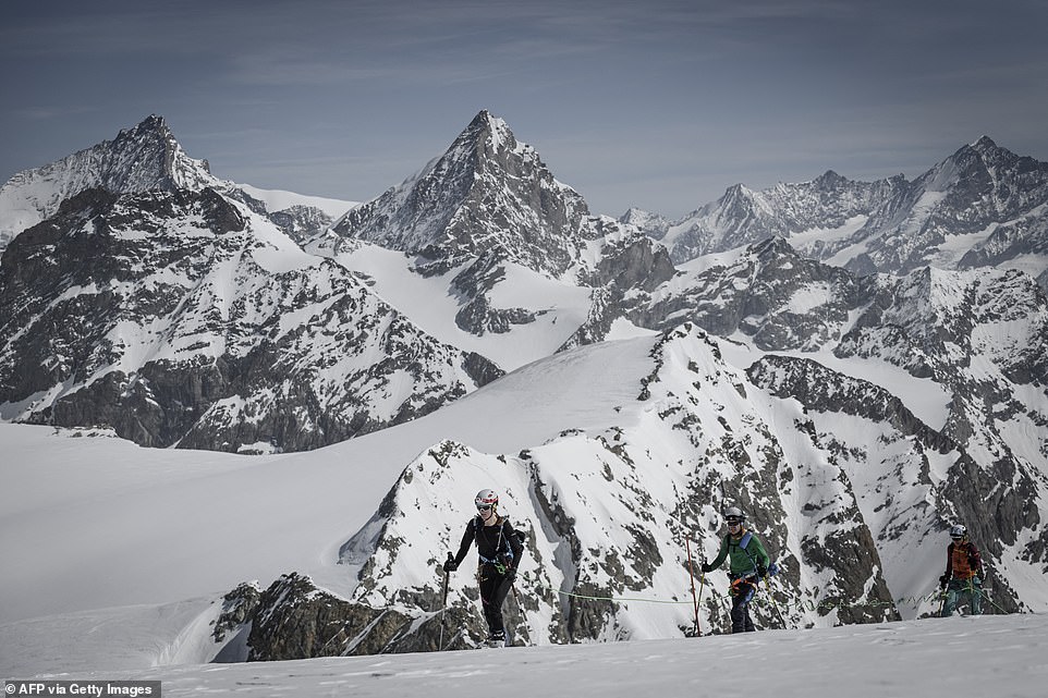 The tragic 'snow cave' dug by family of skiers who died