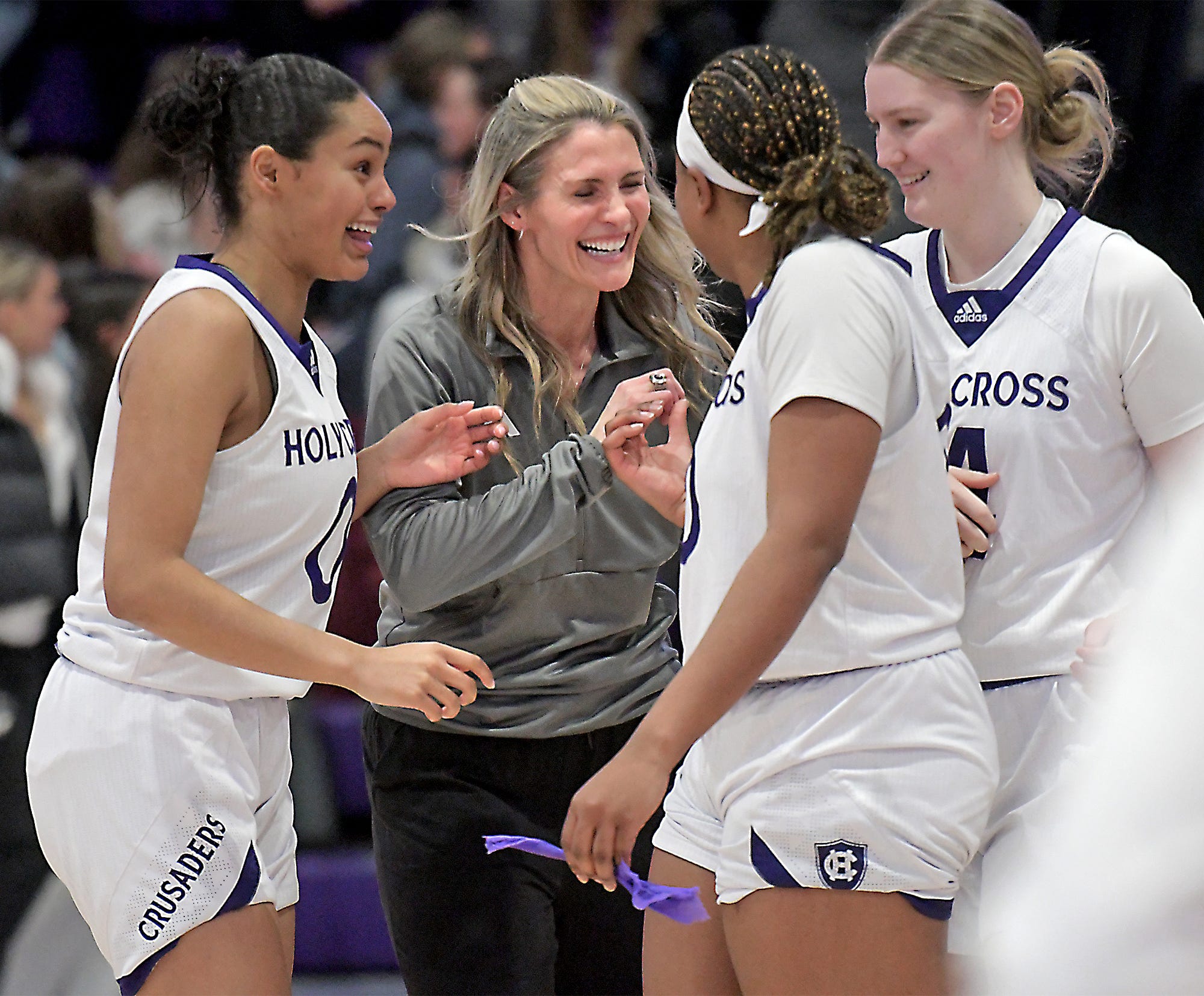 'Our Job Is Not Done': Holy Cross Women's Basketball Rolls Past Loyola ...